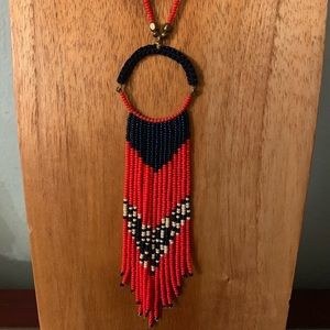 Red Tribal Necklace